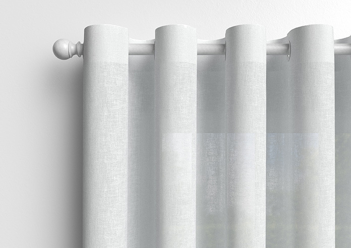 Kalahari Voile, Pure White - Made to Measure Curtains - Image 13